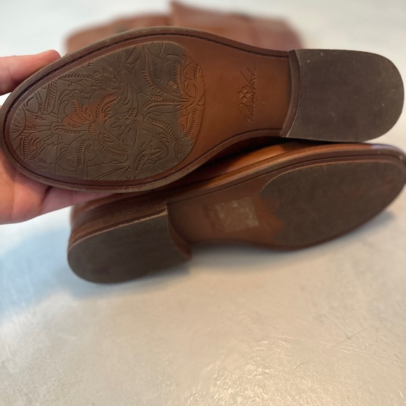 Patricia Nash Brown Leather Knee High Riding Boots - Picture 4 of 10